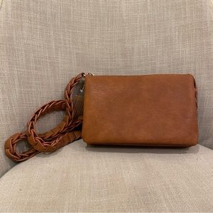 Anthropologie Faux Leather Shoulder Or Crossbody Bag
